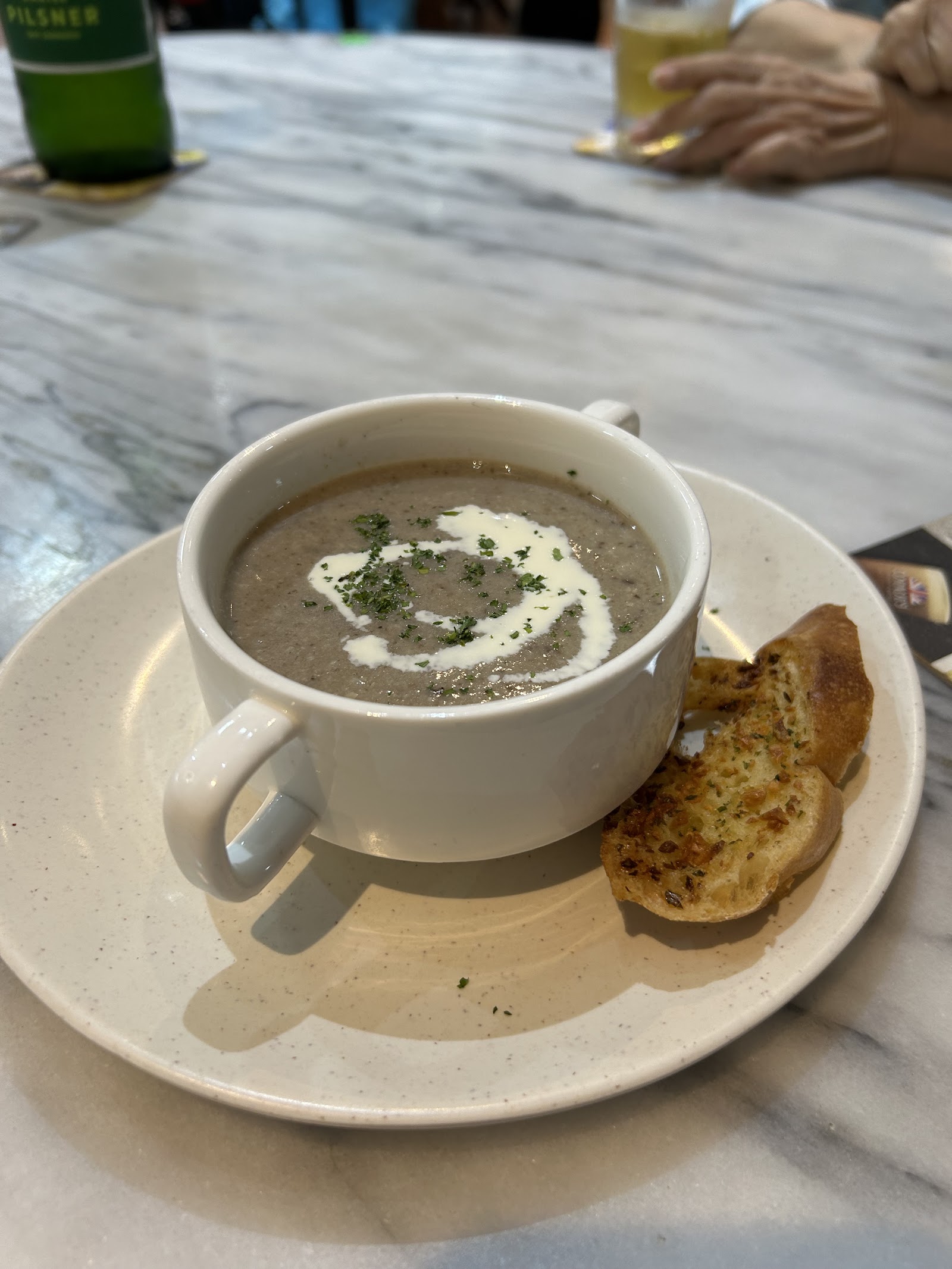香浓蘑菇汤 Homemade creamy mushroom soup